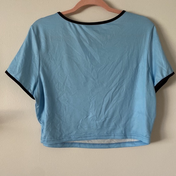 Graphic Ringer Tee💙🖤 - Picture 2 of 3